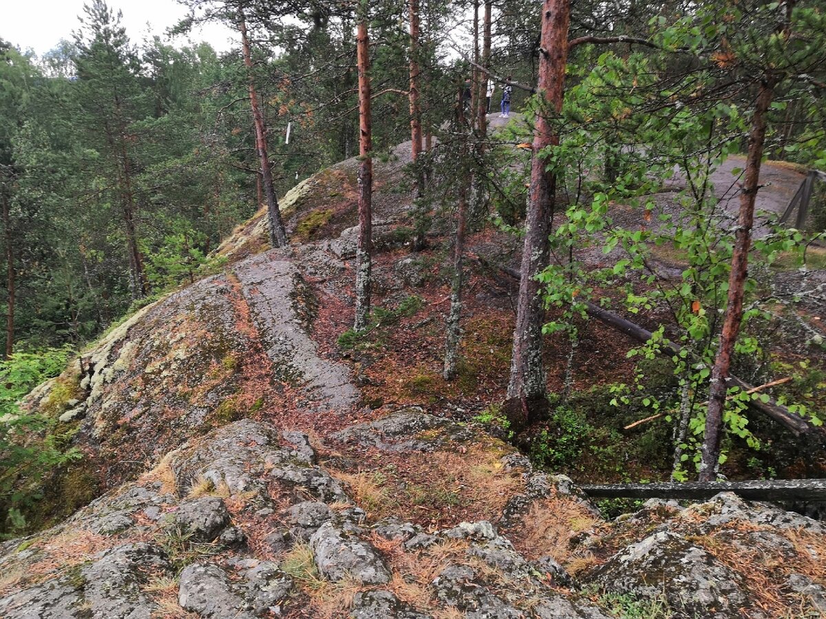 На вершине горы Сампо.