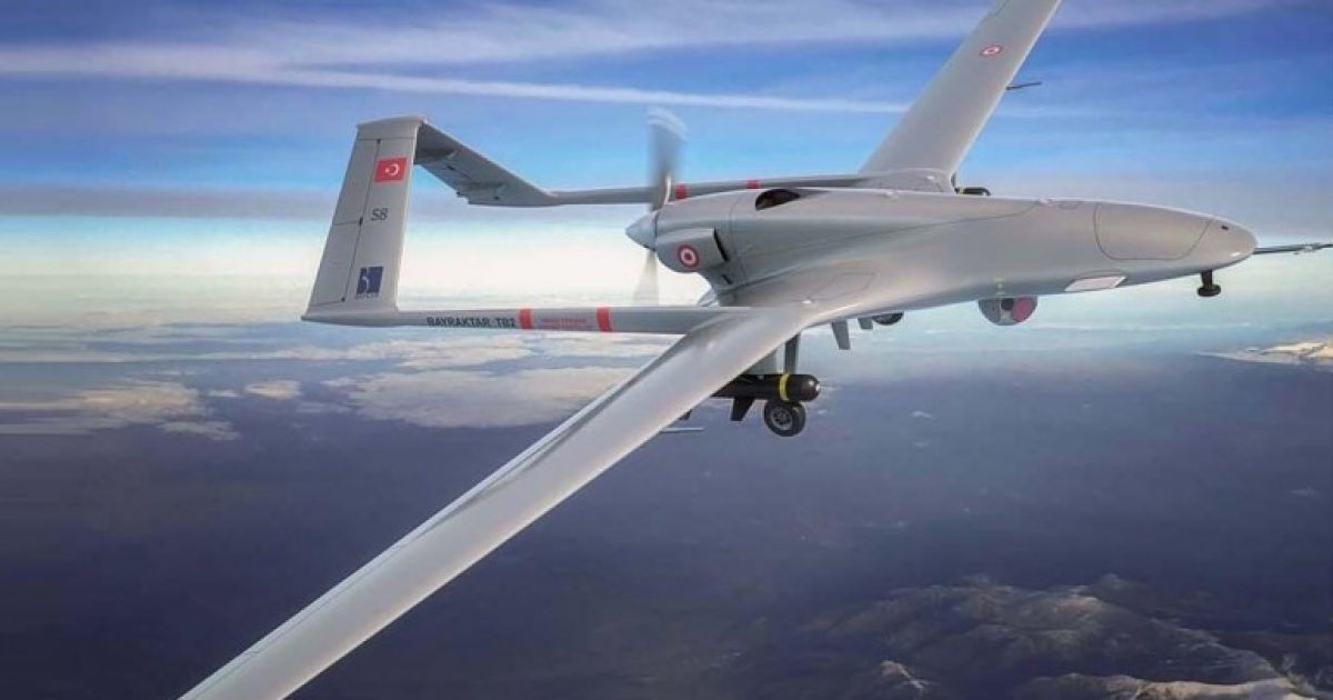 Турецкий ударный беспилотник Bayraktar ТВ2. Фото из интернета.