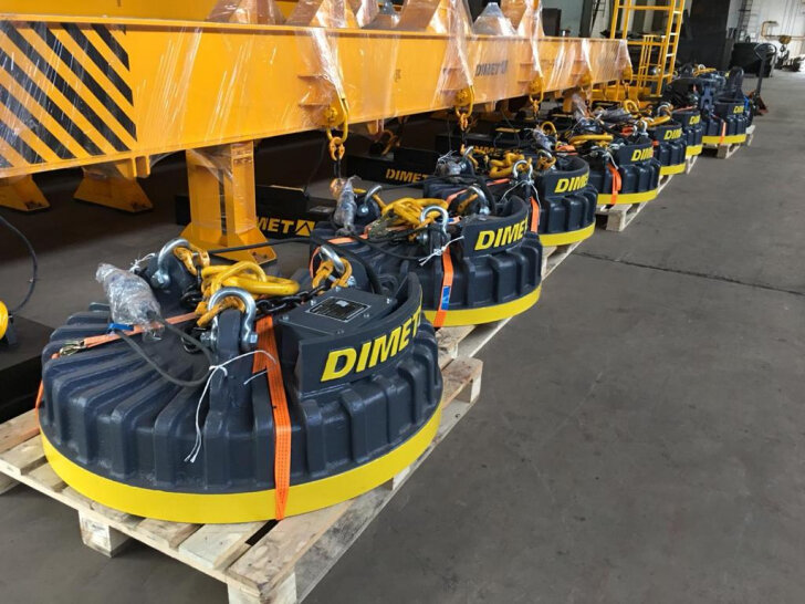 Отгрузка готовых электромагнитов DIMET EMG SM
