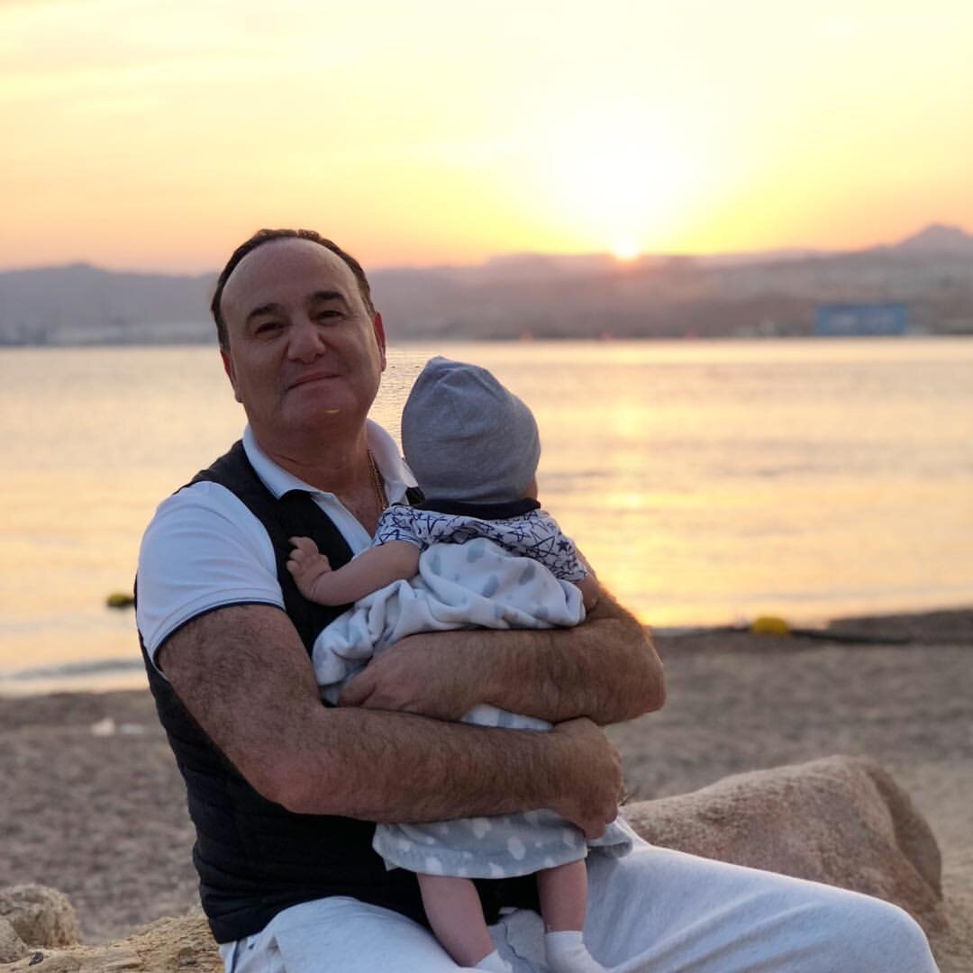 Рушель и Александр Блаво на вечерней медитации 