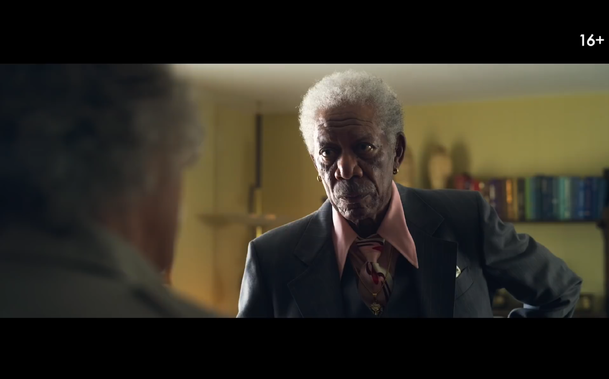 Морган Фримен в фильме "Афера по-голливудски"