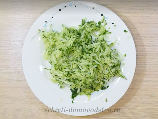 Тертый огурец