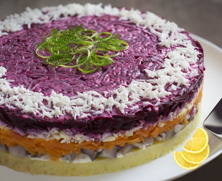 Селедка под шубой рецепт. Фото сайта https://edatomy.ru