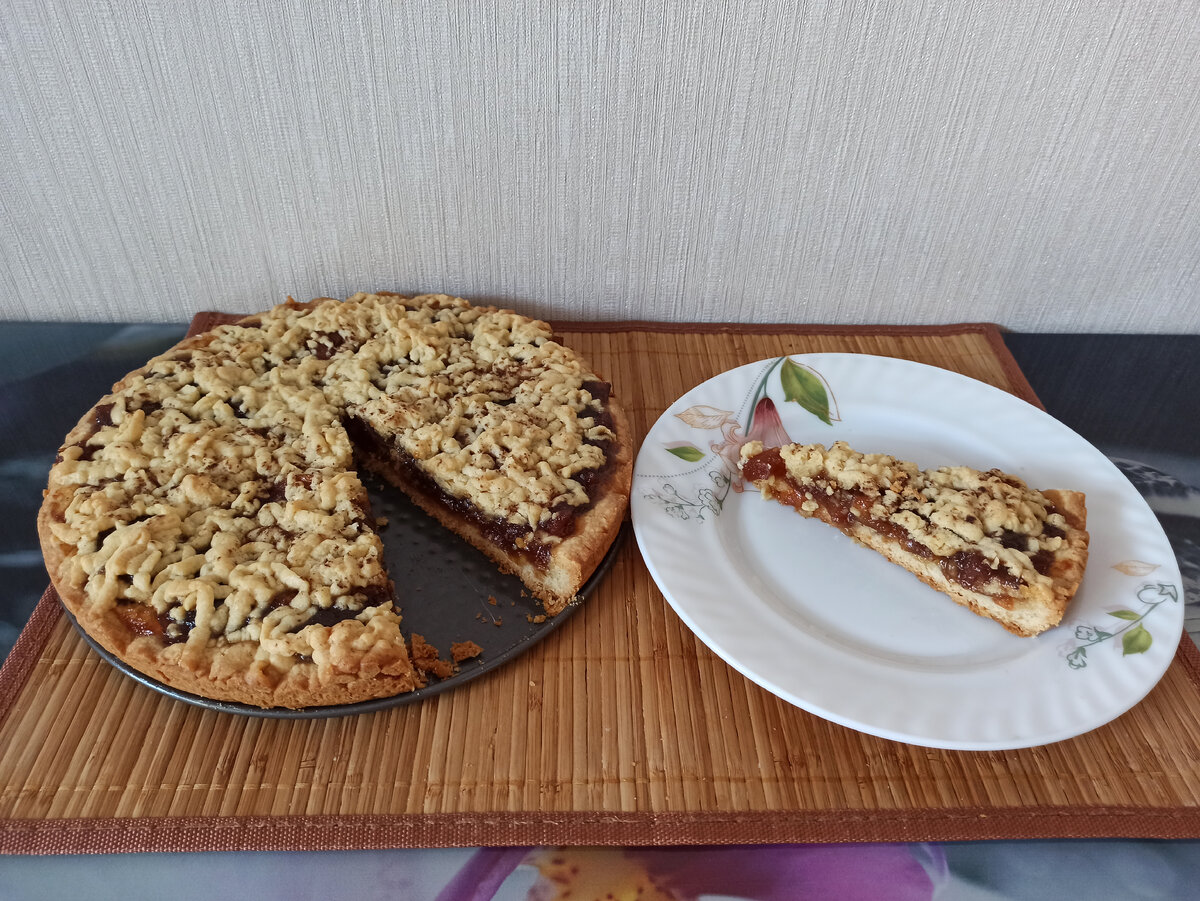 Мой пирог с яблочным повидлом. 