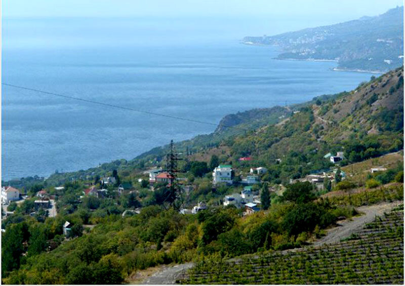 Поселок Олива в Крыму на побережье. Фото взято с интернета.