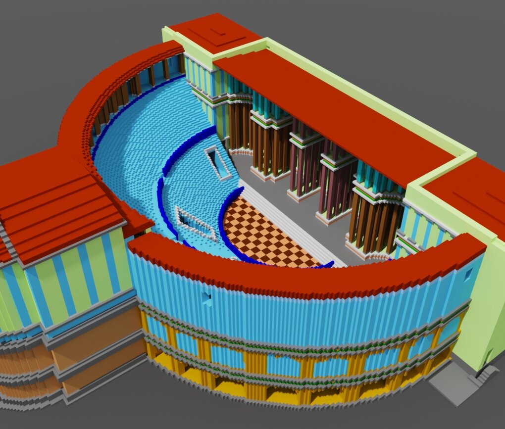 Модель в MagicaVoxel