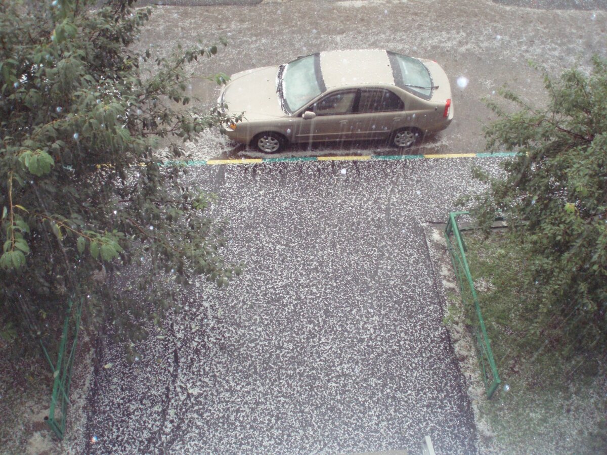 Мое фото, сделанное, внимание, в июле!! Идёт Снег!