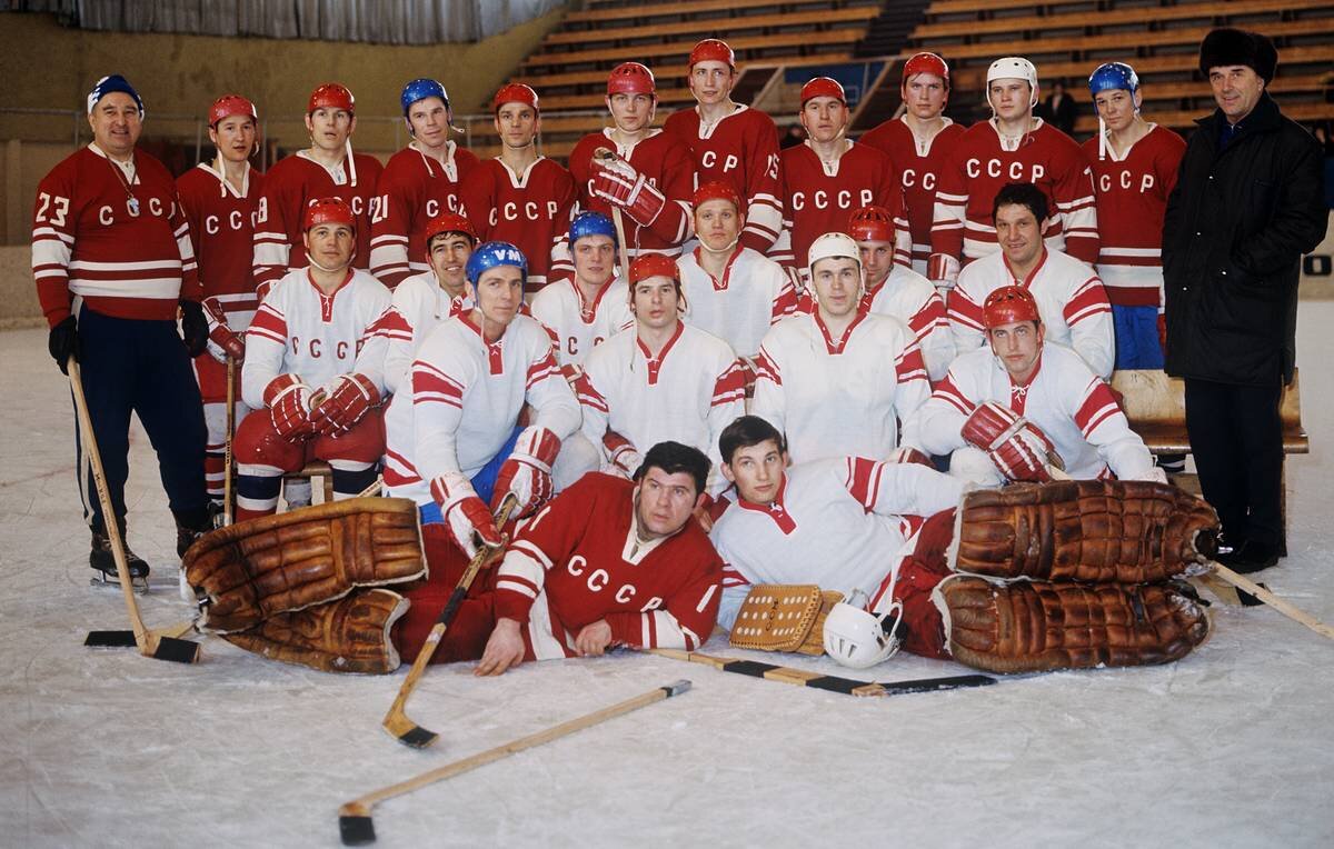 Хоккеисты сборной СССР 1970г