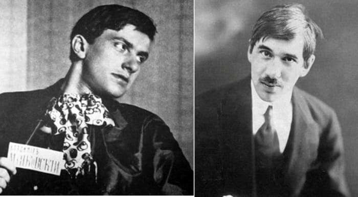 Владимир Маяковский и Корней Чуковский. Фото из открытых источников