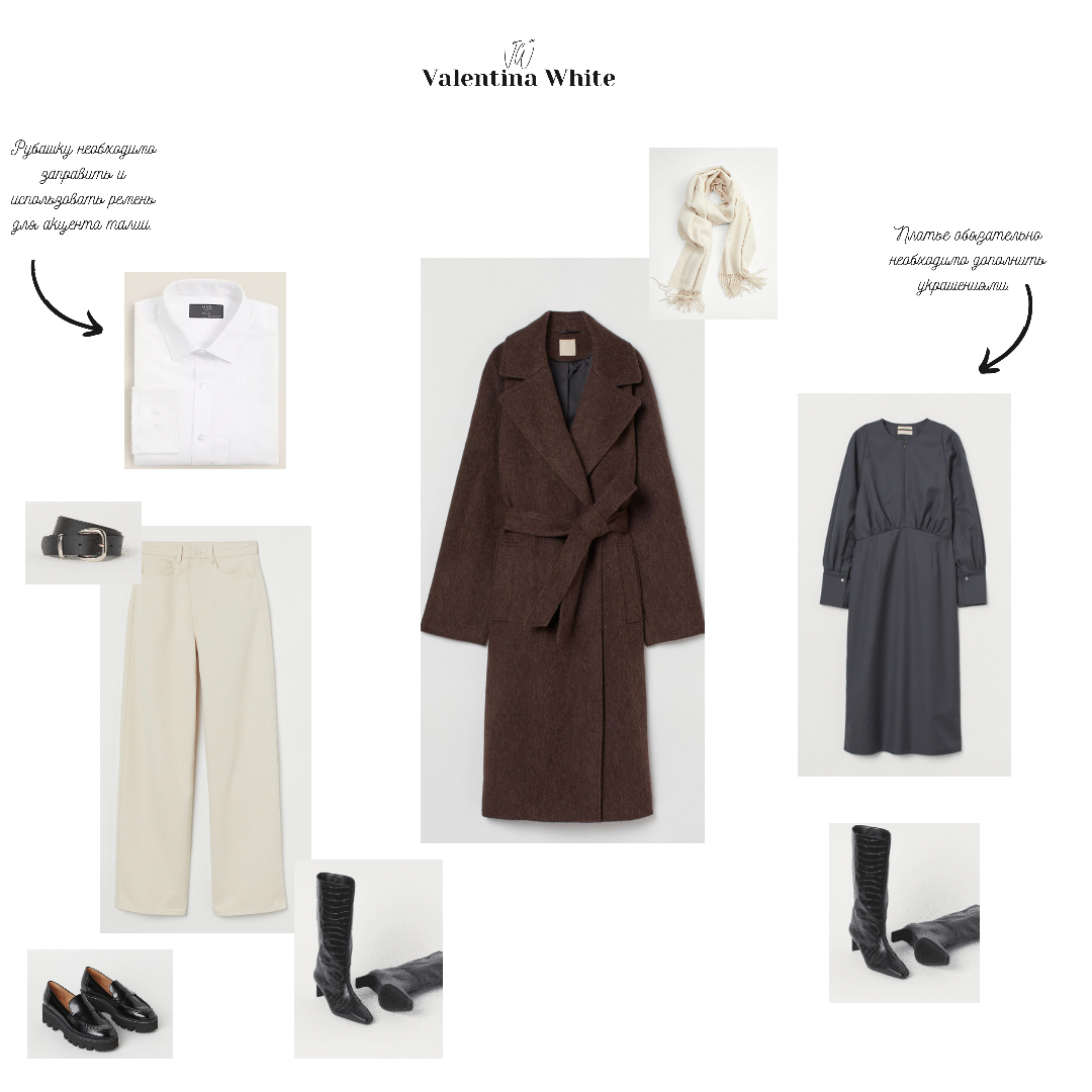 Пример образов из капсулы (фото одежды взято из интернета)