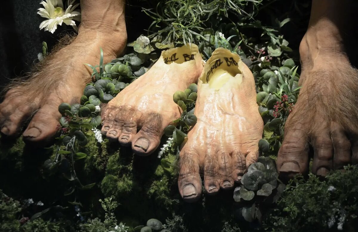 Бутафорские ноги хоббитов