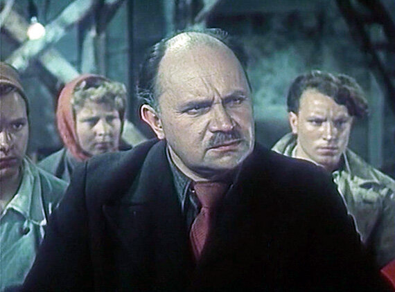 Виктор Чекмарев. Кадр из фильма «Добровольцы»