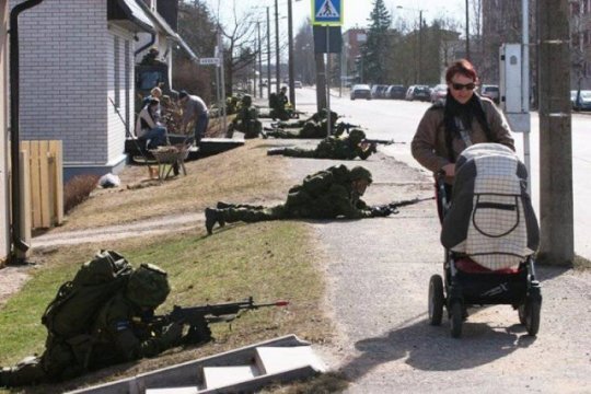 Военные учения НАТО в Прибалтике. Фото из прессы Эстонии