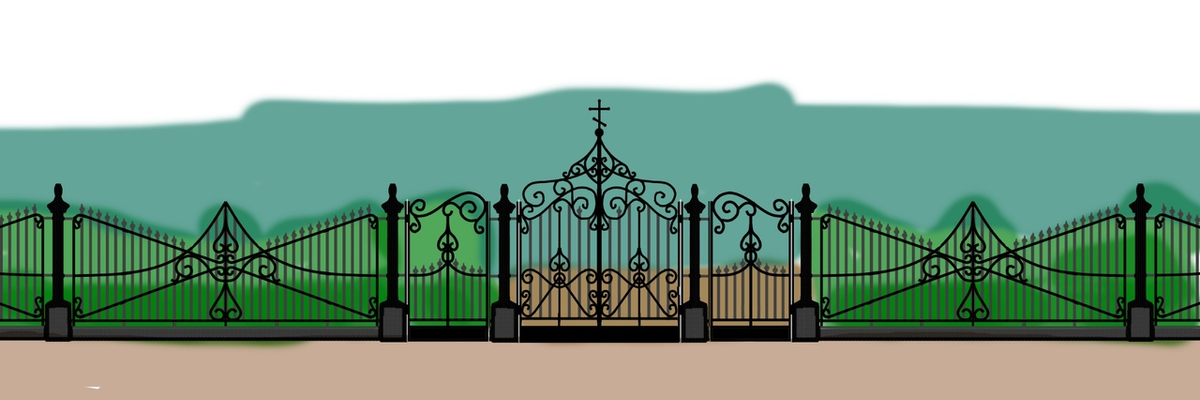 Реконструкция ограды. Общественное собрание Таганрога.