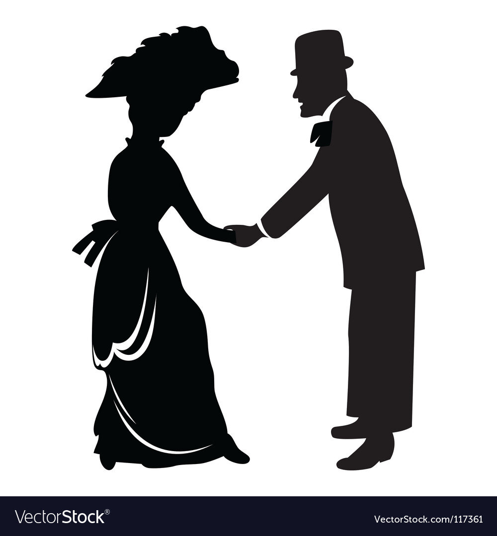 https://cdn2.vectorstock.com/i/1000x1000/73/61/victorian-couple-vector-117361.jpg