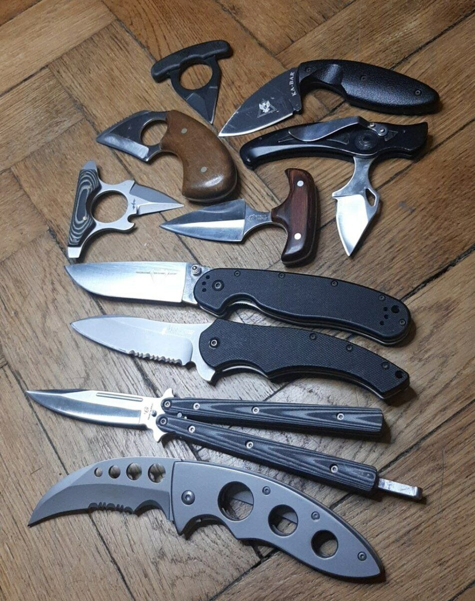 Ножи из коллекции автора, не являющиеся ХО или запрещенными к обороту.