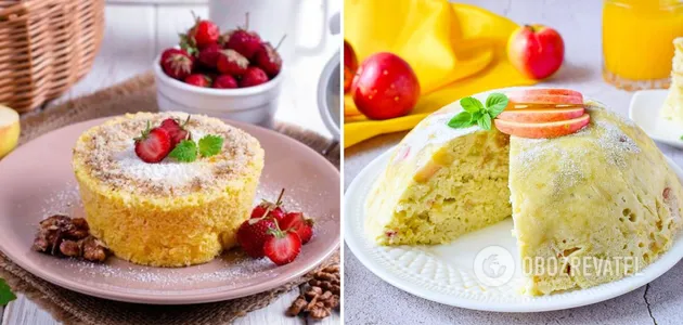 Рецепт шарлотки в микроволновке