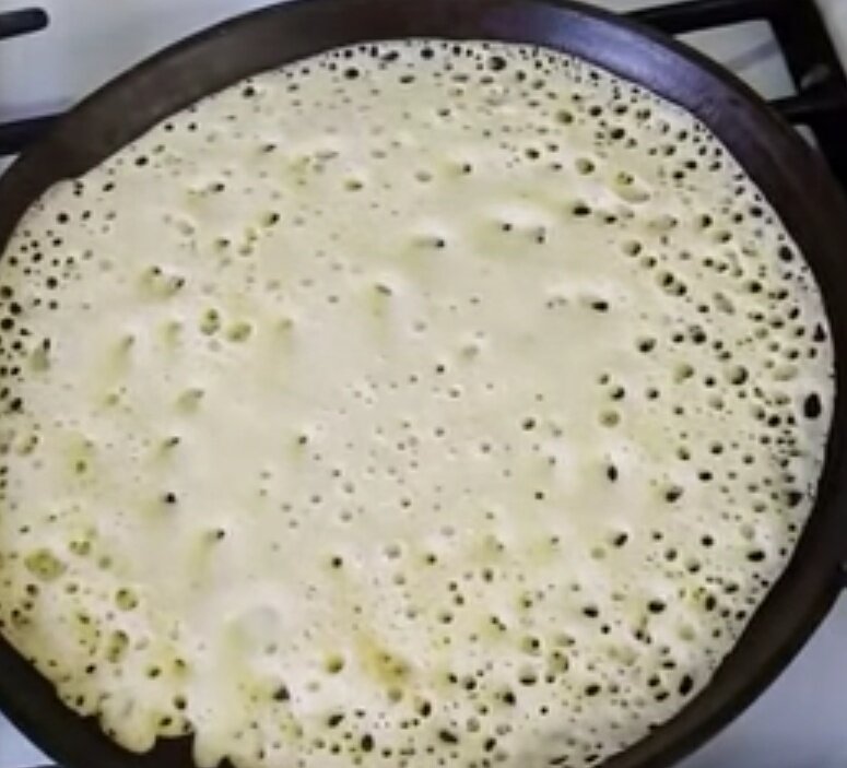 Ажурные блины выпекаем
