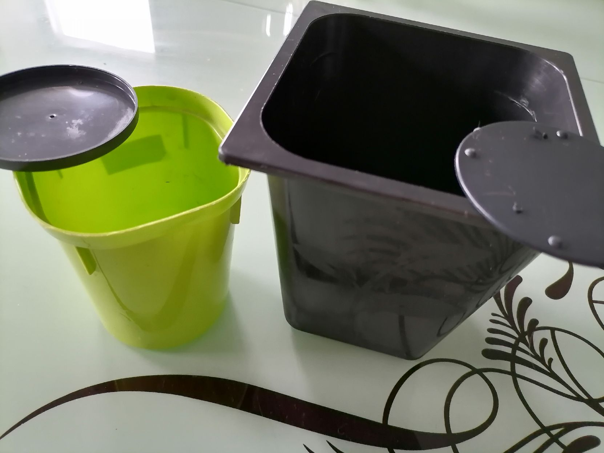 Горшочки с дном-вкладышем