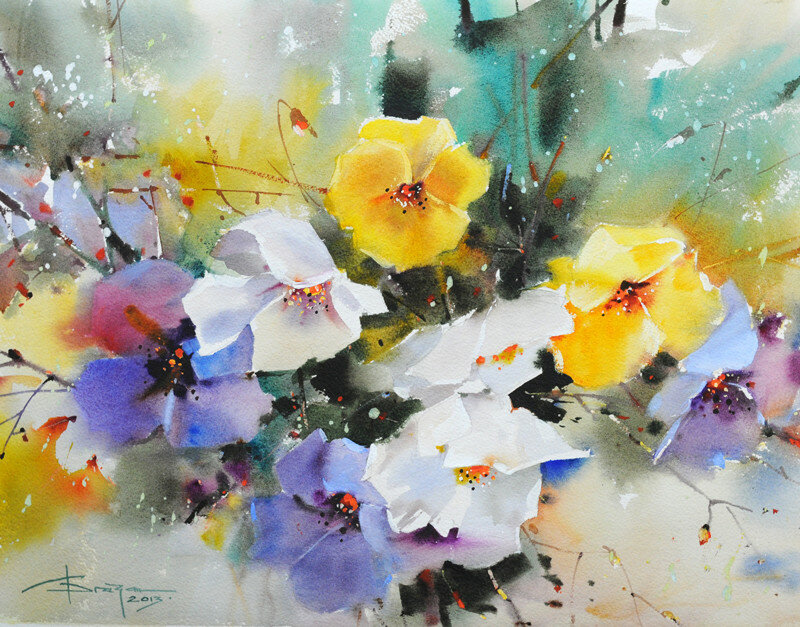                                                        он увидел её улыбку