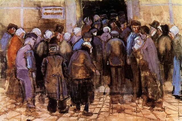    Винсент Ван Гог. Бедняки и деньги. 1882