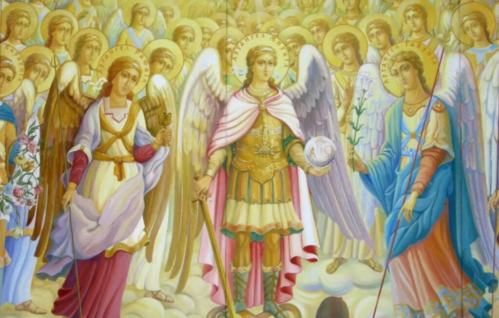 Икона "Собор Архистратига Михаила и прочих Небесных Сил бесплотных"