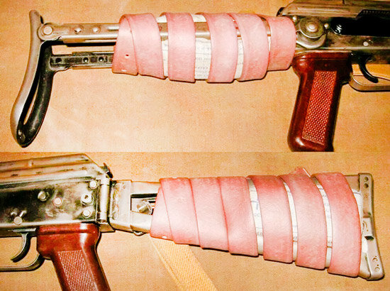 Жгут на прикладе... (фото из открытых источников)