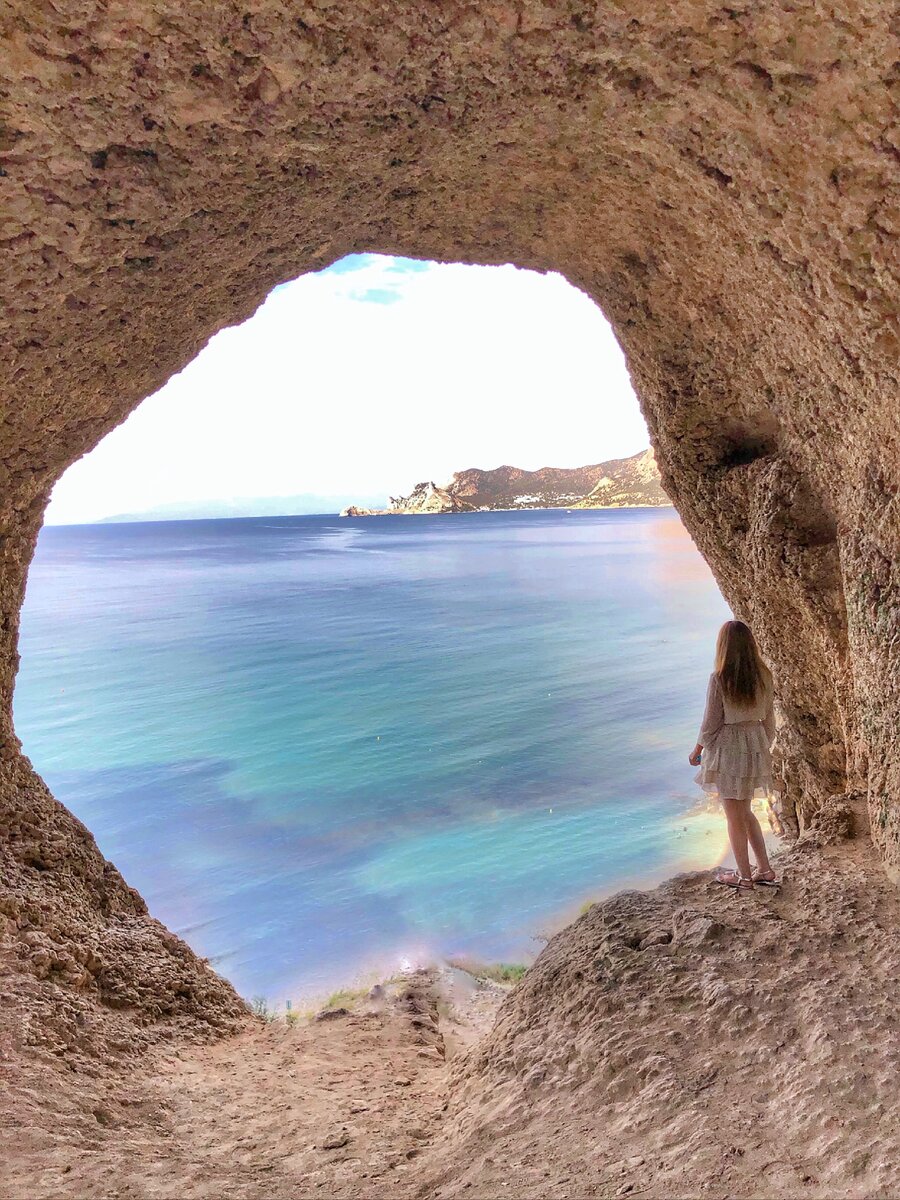 Вид с Эоловой Арфы на море