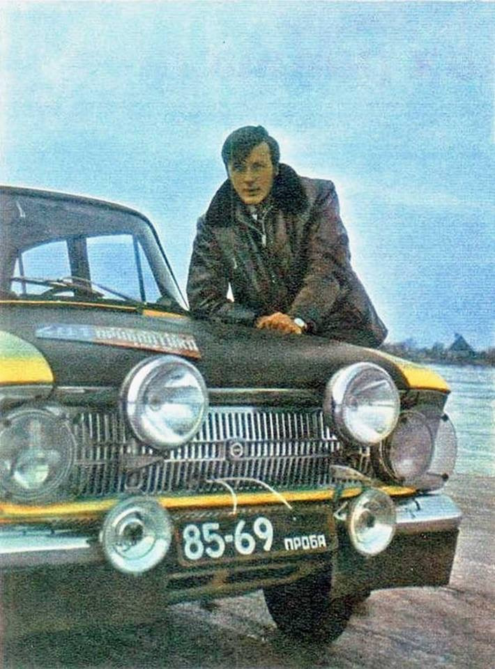 Стасис Брундза и его боевой "Иж-412", ралли "Прибалтика" 
(с) журнал "За рулём" №1, 1974 г.