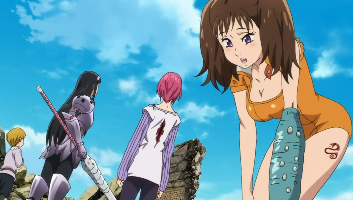 Использованы кадры из аниме "Семь смертных грехов"