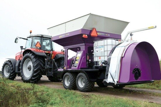 Вне зависимости от размера пресс-туннеля диаметр прессующего шнека у всех моделей Murska составляет всего 200 мм.