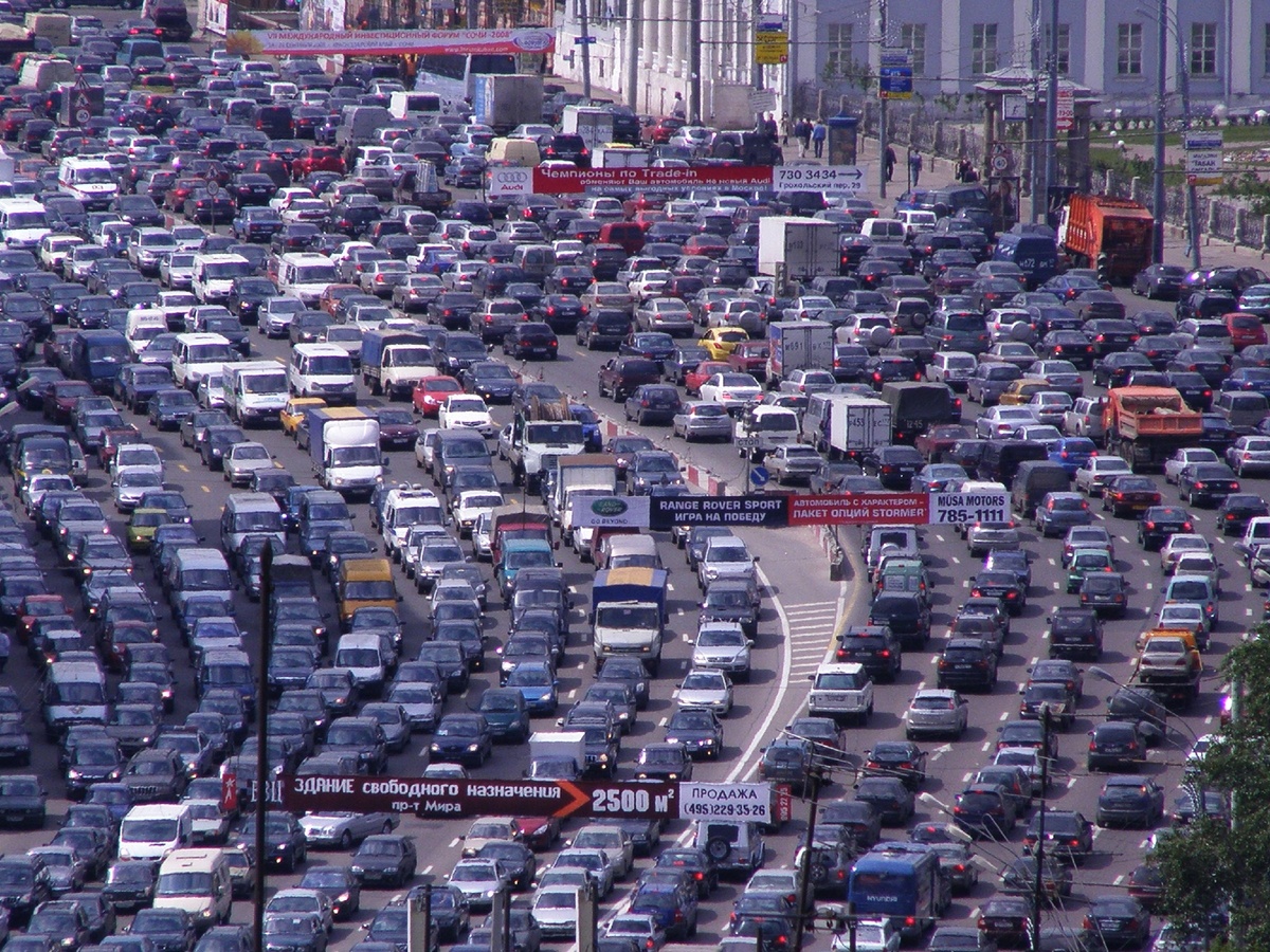 Пробки в Москве