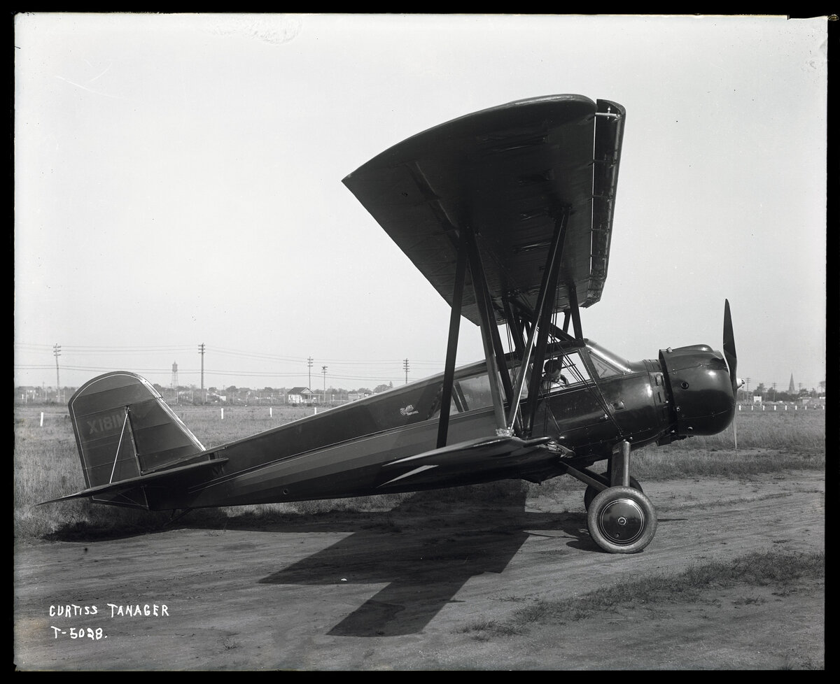 Curtiss Model 54 Tanager. Вид сбоку. Фото: Public domain / Smithsonian National Air and Space Museum