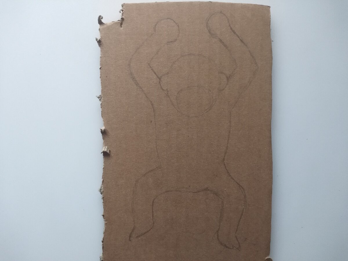 шаблон обезьянки