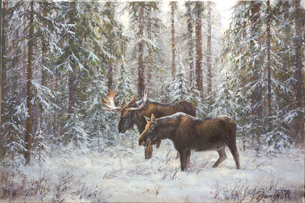  Альберт Тимиршин Прогулка 60х90 хм 2021 г  -80 000