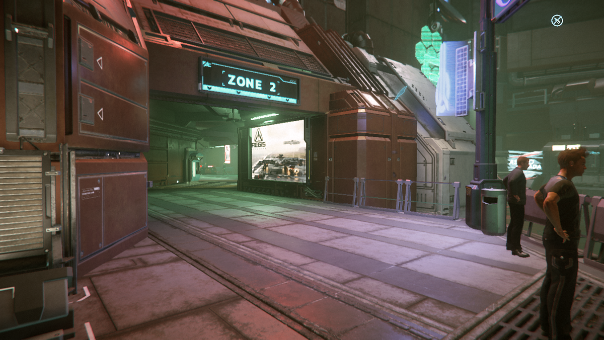 проход через зону 2