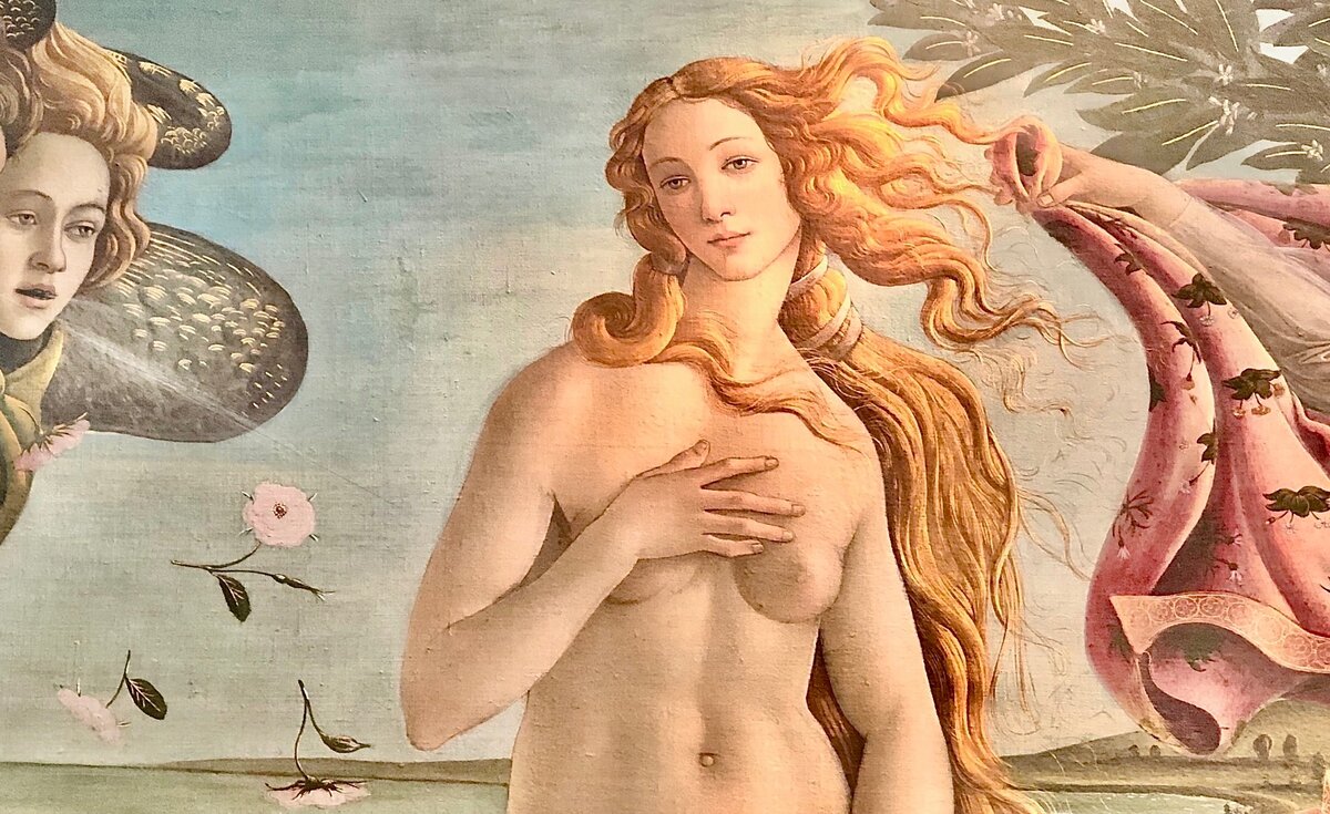 Рождение Венеры, Сандро Боттичелли, галерея Уффици
