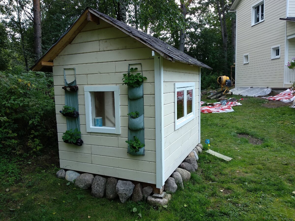 Фото автора: оригинальное место для выращивания клубники. 2018 год