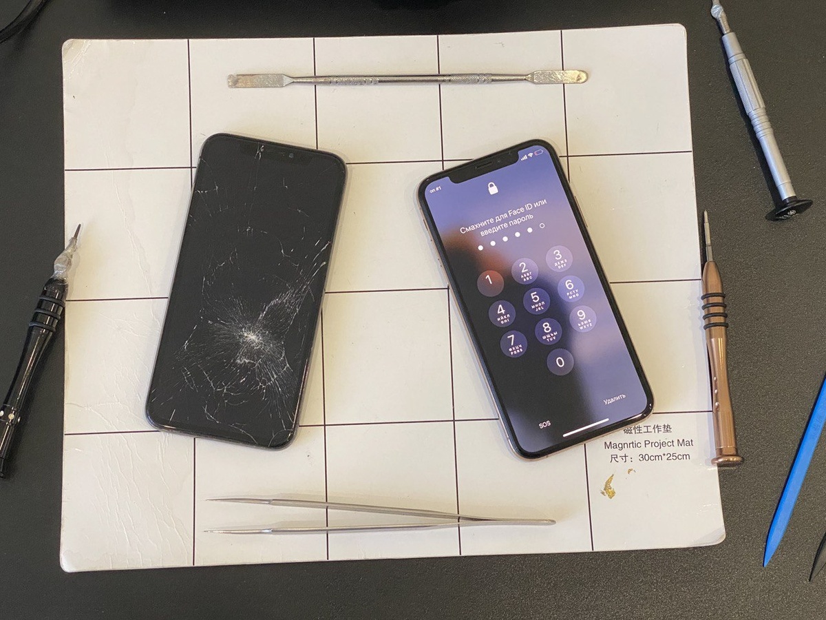 Замена экрана Айфон 10