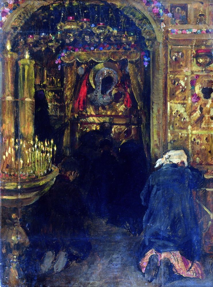 Сергей Виноградов. "В церкви"