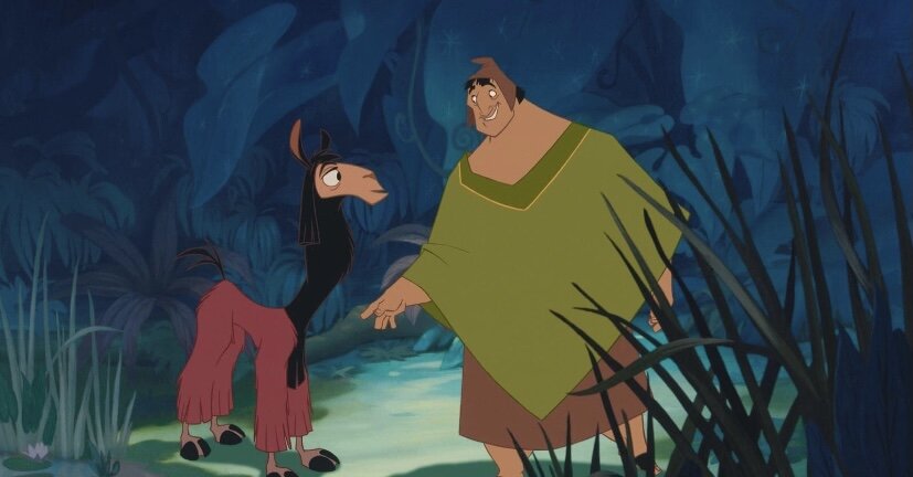 Кадр из м/ф «Похождения императора»