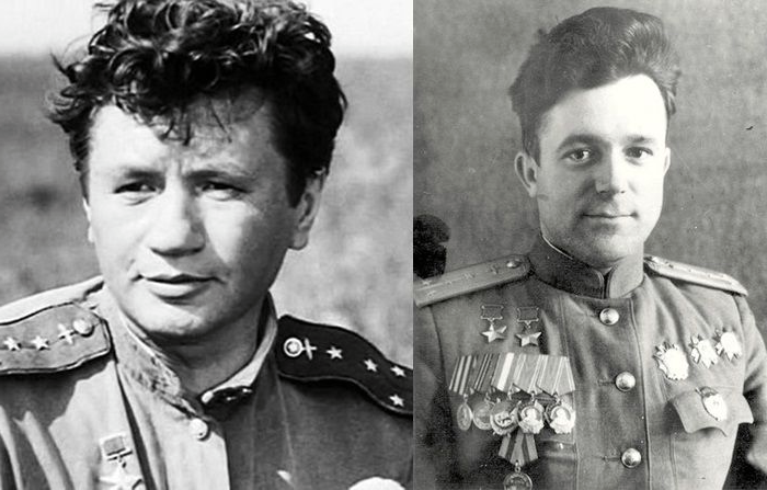 Леонид Быков и Виталий Попков