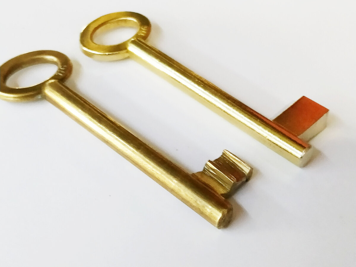 Для начала делаю флажок по размерам. Клиентский ключ тоже не оригинал, деланный уже.