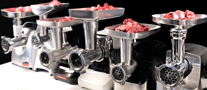 Множество моделей мясорубок