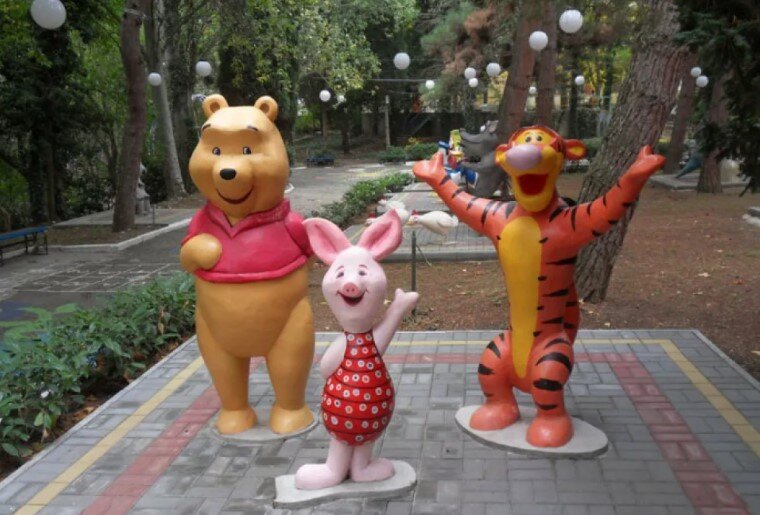 Мультипарк в Алуште. Местные жители.