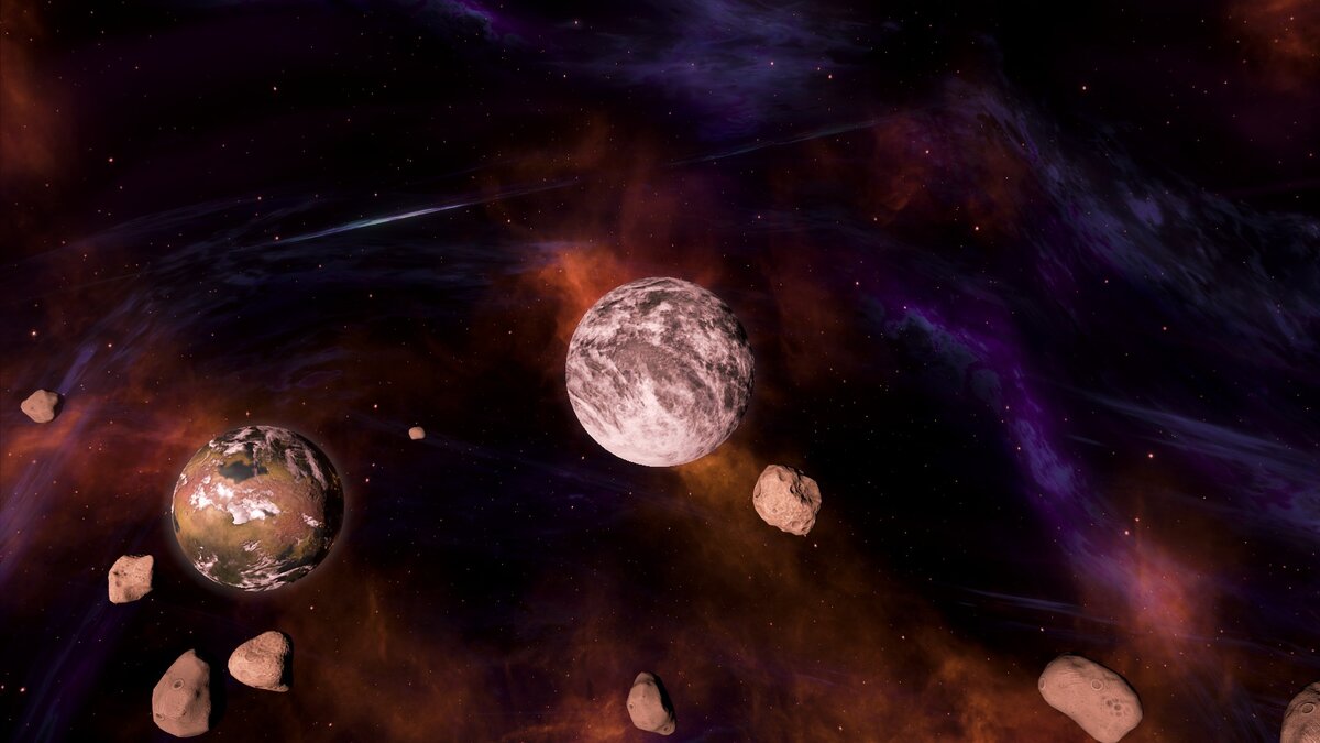 Опустошённый мир, на орбите которого обращается Дерпия