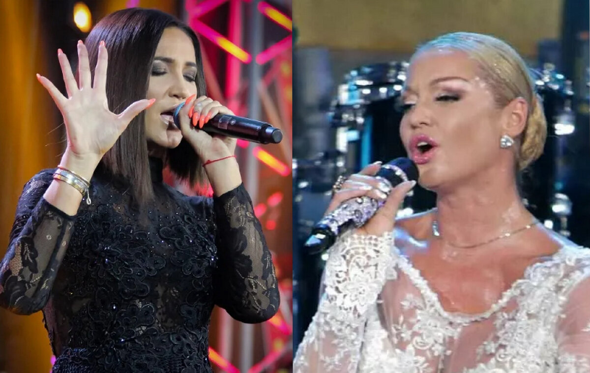 Ольга Бузова, Анастасия Волочкова. Фото из открытого источника "Яндекс. Картинки." Коллаж автора.