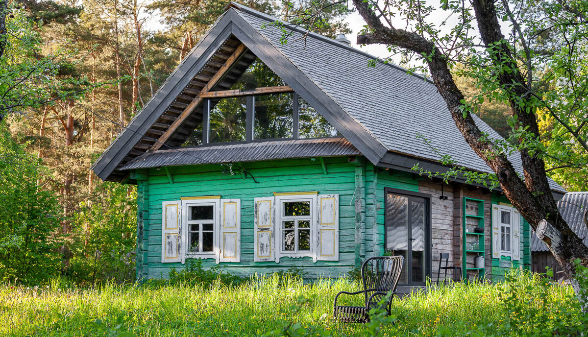 Фото старого деревенского дома фото до и после