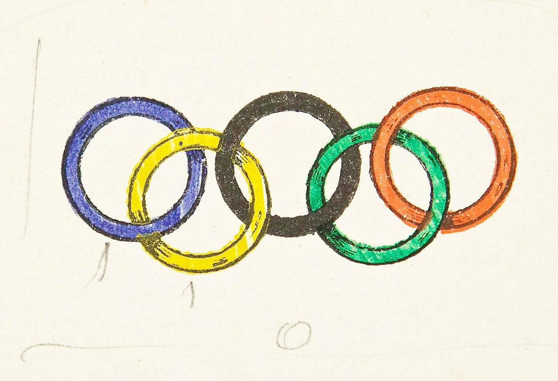 Флаг Олимпийских игр в древней Греции