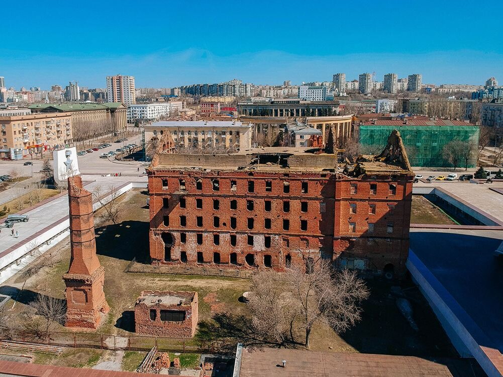 Фото дома Павлова в Сталинграде (Волгоград)